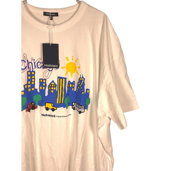 Madhappy Chicago Exclusive Middle Weight Jersey Tee NWT Size XXL - Picture 2 of 9